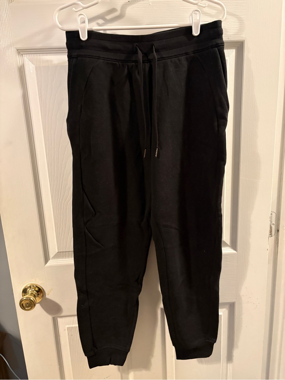 lululemon athletica Black Scuba Jogger Track Pants with Drawstring Waist